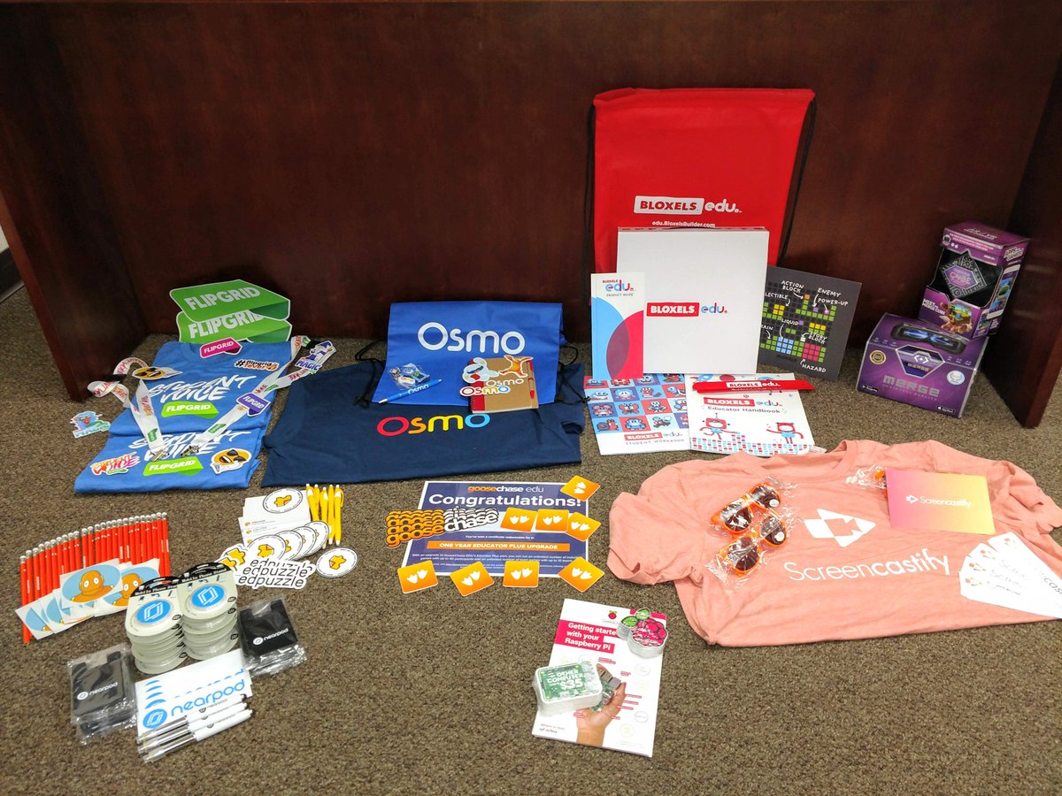 laceymcniel's tweet image. Thanks for the SWAG for our School of Rock Mini Con, smore.com/n3c7j!!! @PlayOsmo @Flipgrid @MergeVR @nearpod @Screencastify @brainpop @edpuzzle @BloxelsBuilder @Raspberry_Pi @GooseChaseEDU You Rock!!! #VISDRocks #EdTech