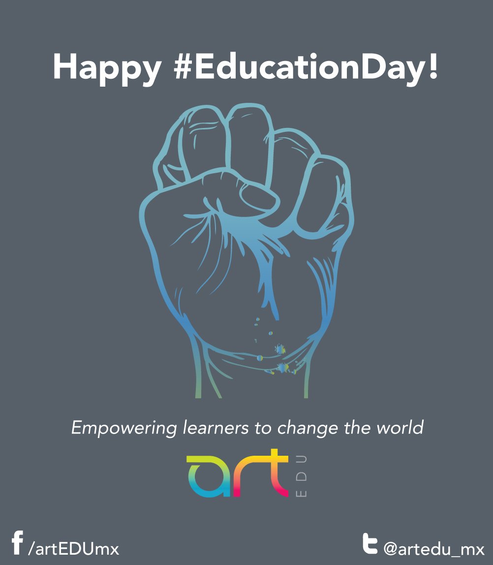 ART_Edu_'s tweet image. Empowering learners to change the world. 
Happy #EducationDay !