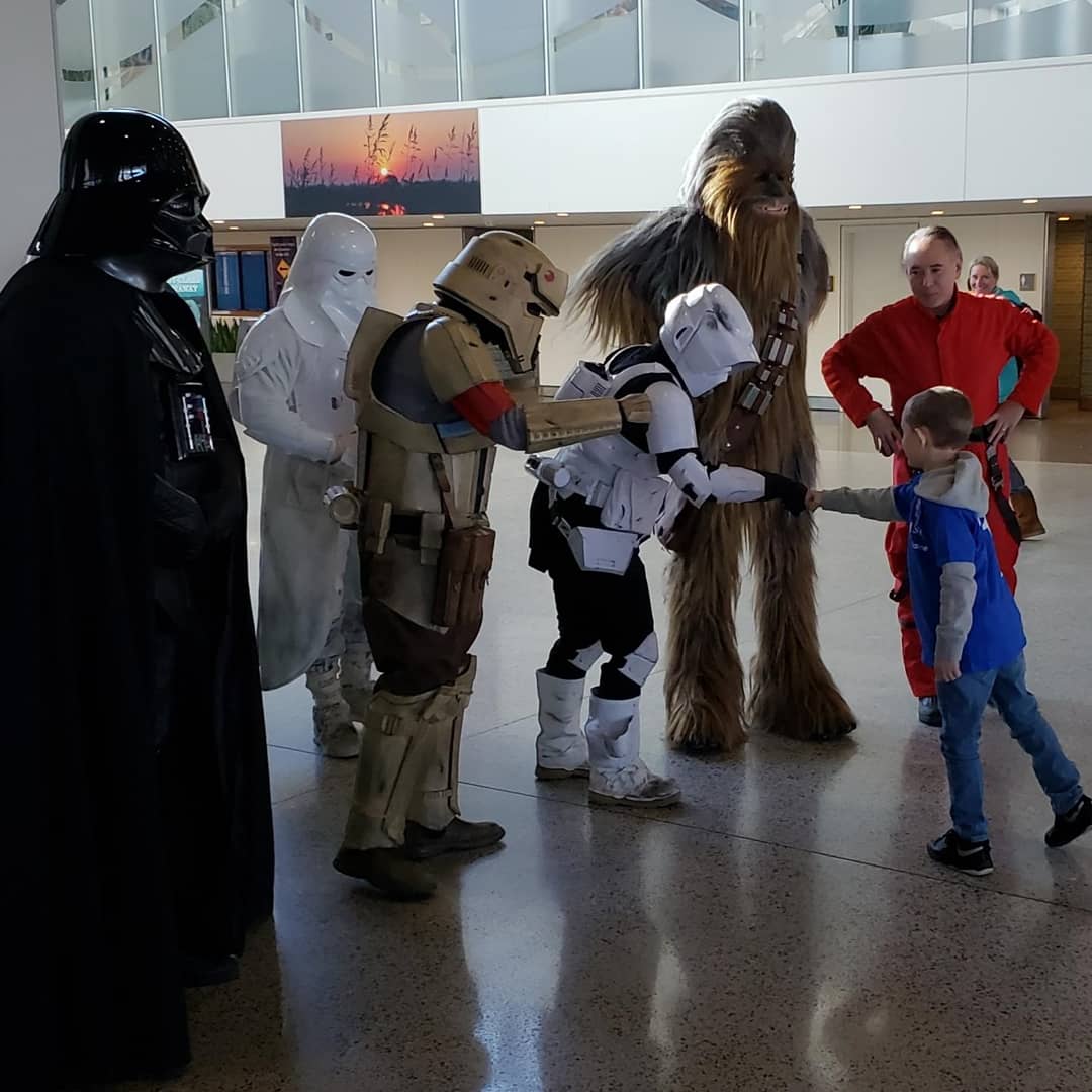 Mutt_Trooper's tweet photo. Another photo from Braxtons make a wish send off earlier this month. 
📸: Lani @makeawishmaine 
#501stlegion @501NEG #MakeAWish #Maine #BadGuysDoingGood https://t.co/FZwSLBxaTf