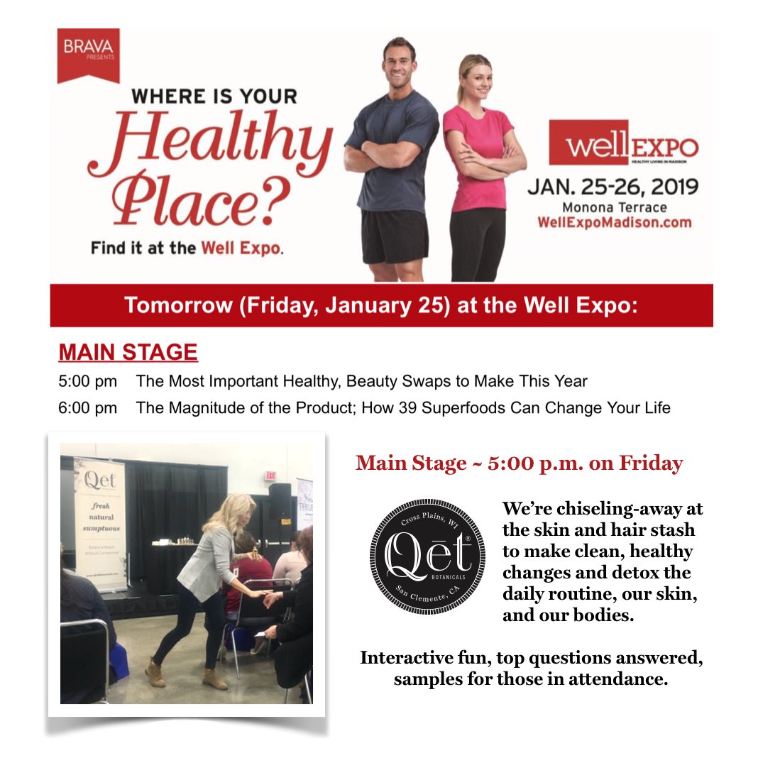 Qet Botanicals (@qetbotanicals) on Twitter photo Getting ready for Friday and Saturday ~ we’re packing up and can’t wait to feel the energy and all the healthy, like-minded goodness that happens all under one roof. See you there! <a href="/MadisonWellEXPO/">Madison Well Expo</a> <a href="/bravamagazine/">BRAVA Magazine</a>
.
.#wellexpomadison #bravamagazine #wellness Getting ready for Friday and Saturday ~ we’re packing up and can’t wait to feel the energy and all the healthy, like-minded goodness that happens all under one roof. See you there! <a href="/MadisonWellEXPO/">Madison Well Expo</a> <a href="/bravamagazine/">BRAVA Magazine</a>
.
.#wellexpomadison #bravamagazine #wellness