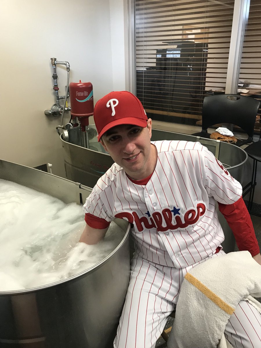 Joe DeCamara on X: Got treatment from the Phils trainers before the games  begin. A first class experience!  to learn more  about how you could be here next year. Incredible experience