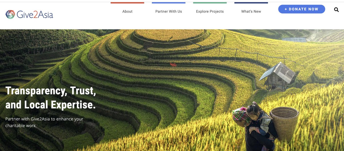 Happy to share that Give2Asia this week launched a revamp of its website. Please check out our new look at give2asia.org. #give2asia