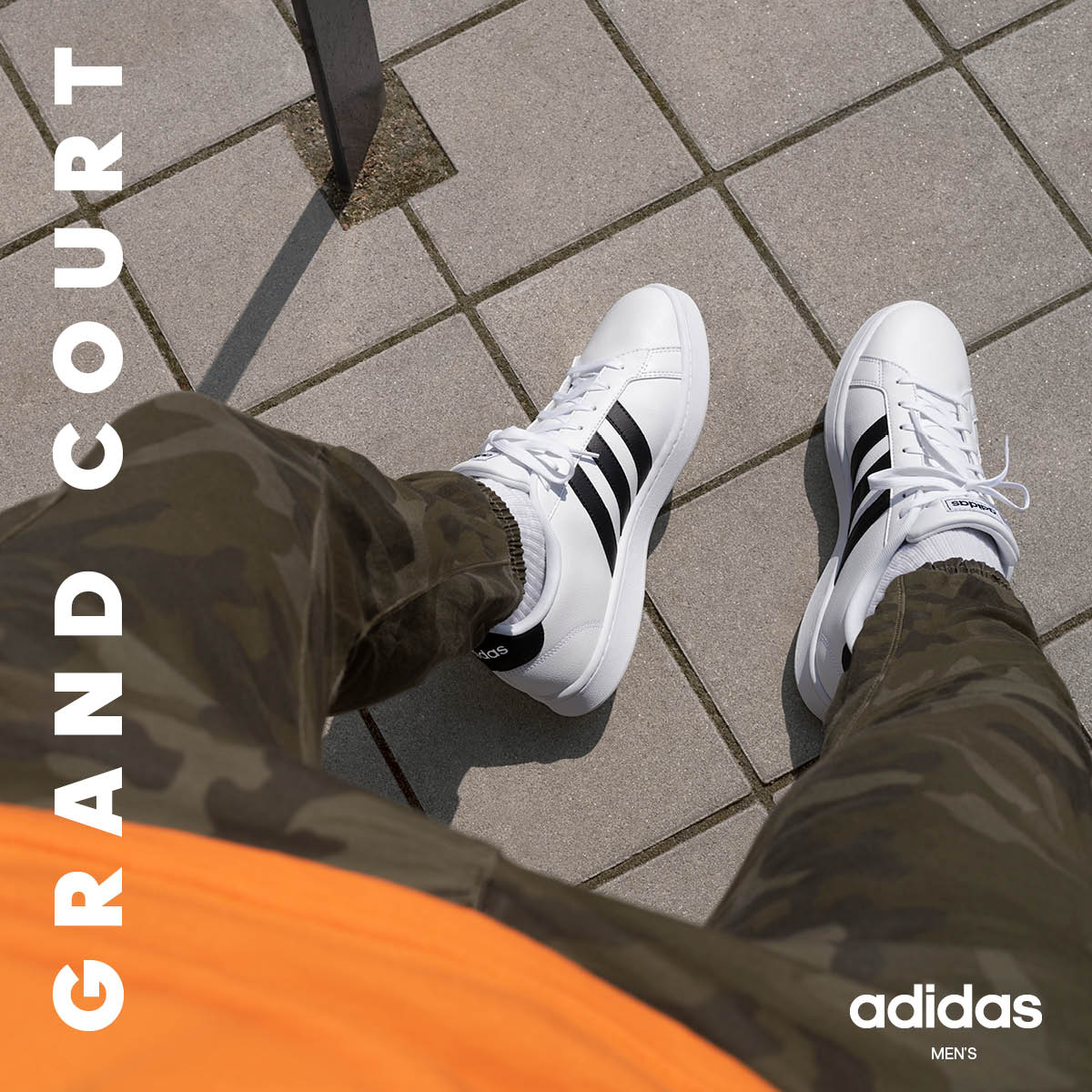 adidas grand court sneaker mens