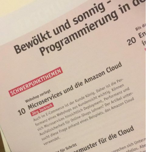 c0da86's tweet image. Im neuen Magazin #JavaSPEKTRUM @SIGSDATACOM 
01/2019: Bewölkt und sonnig - Programmierung in der Cloud gibt es ab morgen meinen neuen Artikel #cloud #microservices #javascript #100DaysOfCode #html #amazon #ECS #AWS #ecommerce #cloud_deploy #IBMCloud sigs-datacom.de/fachzeitschrif…