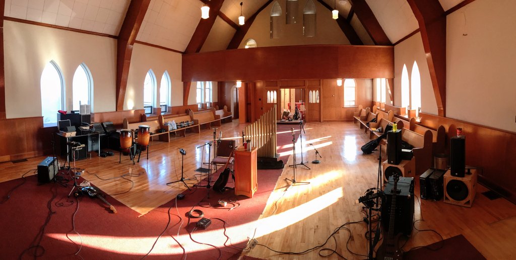 treemuseumband's tweet photo. We are so excited to share our new single #RUNCALM with everyone next month. Come back in the next few days for a #sneakpreview..
.
.

.
.
.
#newmusic #delhiontario #recording #newrelease #torontmusic #music #indierock #church #studio #creatives #producer   #newsingle https://t.co/eejYigmdjF