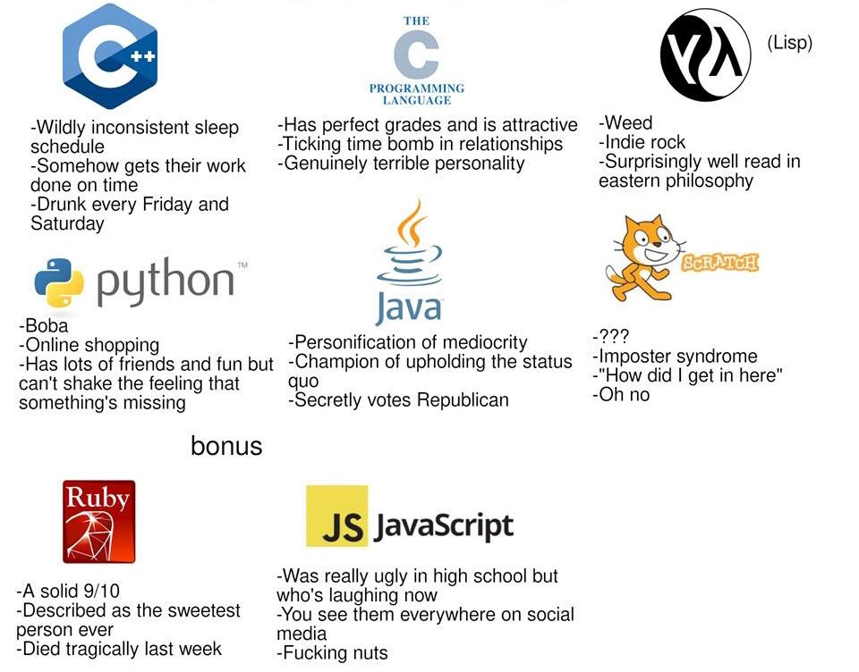 Как выглядит логотип самого популярного языка программирования mezclador difícil riñones social media programming languages No es suficiente sí
