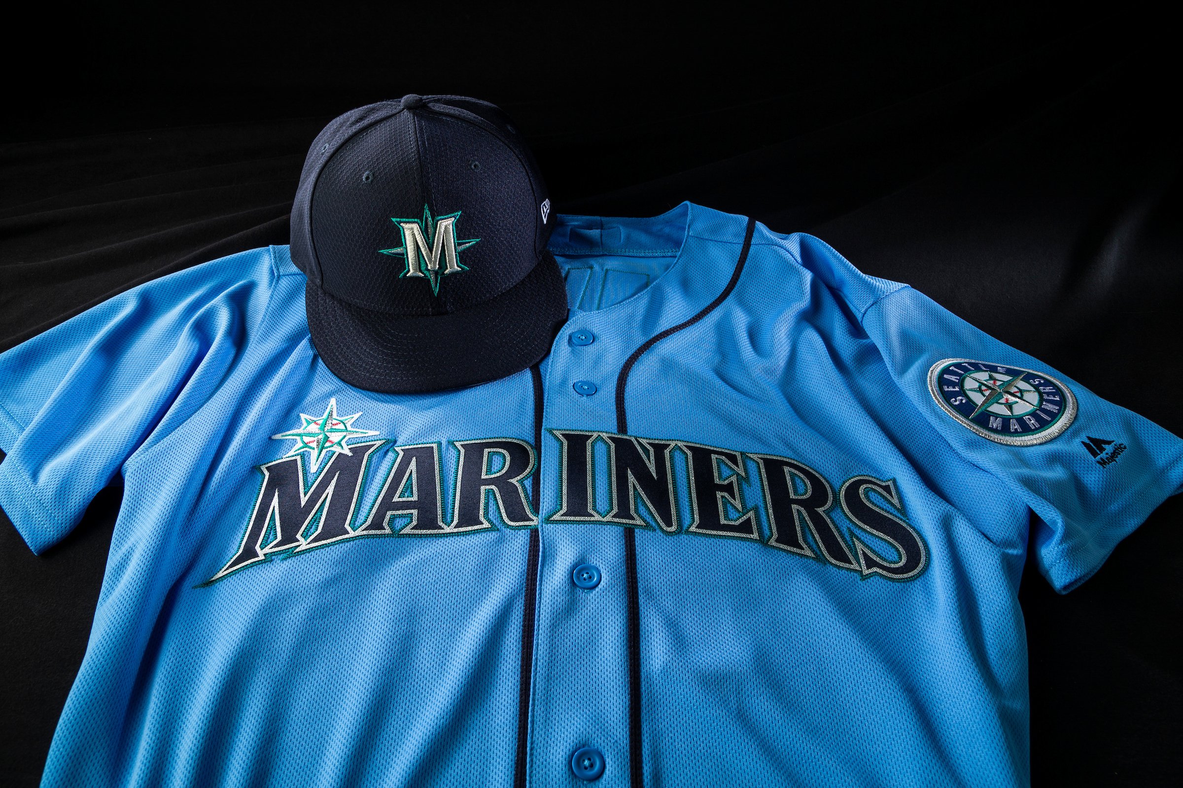 Mariners Team Store on X: New Spring Training uniforms are here! Get yours  at any Mariners Team Store. 🔥 #GoMariners #TrueToTheBlue   / X