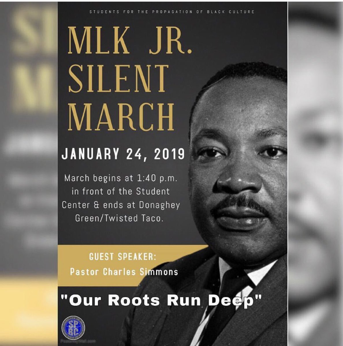 UCAMMP's tweet image. Come join us and @ucark_spbc TODAY during X-period in front of the SC, for the Martin Luther King Jr. silent march. 🙏🏾