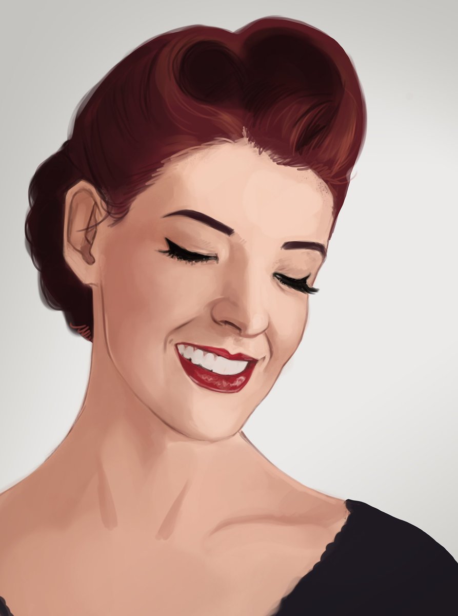 a digital painting of @JessicaOOTC 🌹#Youtuber #sheisawesome