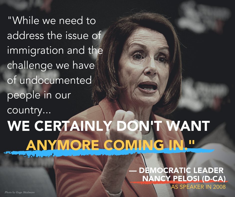 Heritage_Action's tweet image. Nancy Pelosi has made it clear that she doesn’t care about securing the border. But in 2008 as Speaker, she said otherwise. So Nancy Pelosi, what changed your mind? #BuildTheWall #BorderSecurityNow