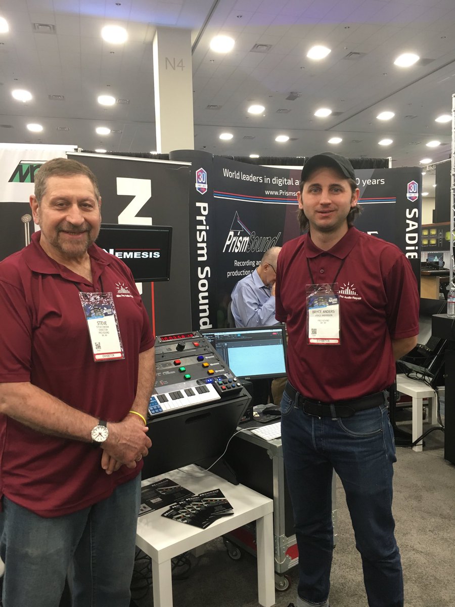 ProSoundNY's tweet photo. @NAMMShow has officially begun! Please stop by and see us at Pro-Sound. #booth15321 #ProSound #Nemesis #PrismSound #reallycoolstuff #NAMM https://t.co/eLVzS8FVRO