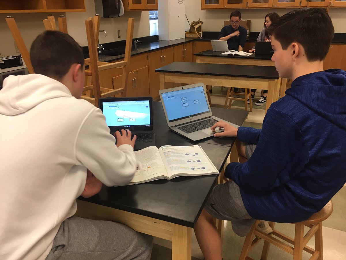 LSchemelWWS's tweet photo. Mr. Kennedy using Classroom Screen for agenda and Popplet for concept mapping of radioactivity.@WMSshamrocks @wwsweb https://t.co/REQpNoyTno