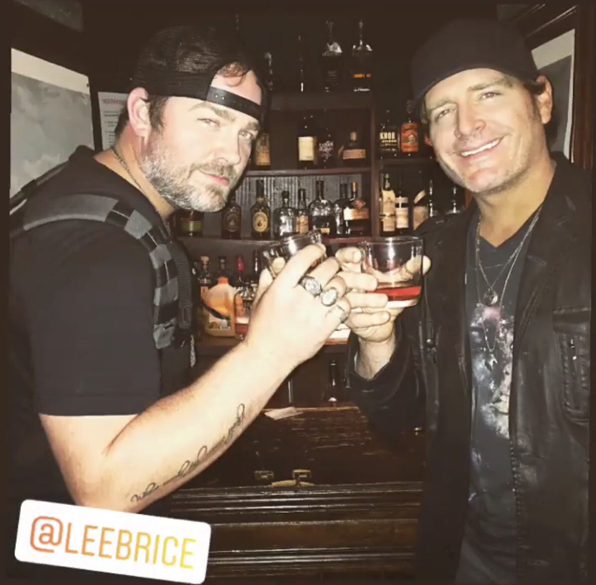 How @leebrice and I like to order our shots... #doubles #cheers #tbt