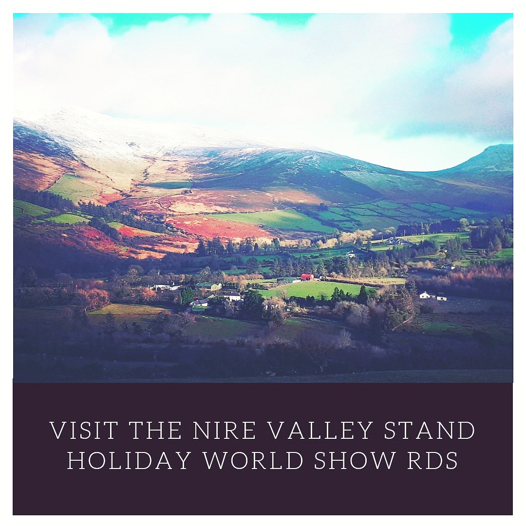 Looking forward to the Holiday World show at the RDS Dublin this weekend 🙂find us on the Nire Valley stand and Munstervales stand 🙂