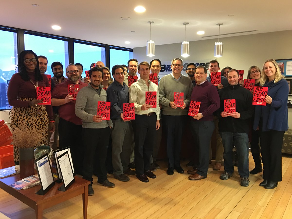 BrainScope's tweet photo. To celebrate and honor our former board member, @JeanCase, the @BrainScope team received copies of her new book Be Fearless! 

Be Fearless is a call to action if you strive to lead an extraordinary life and make a difference!  Are you #Fearless? https://t.co/cN9gG2Qvvt https://t.co/qdOBul0vVn