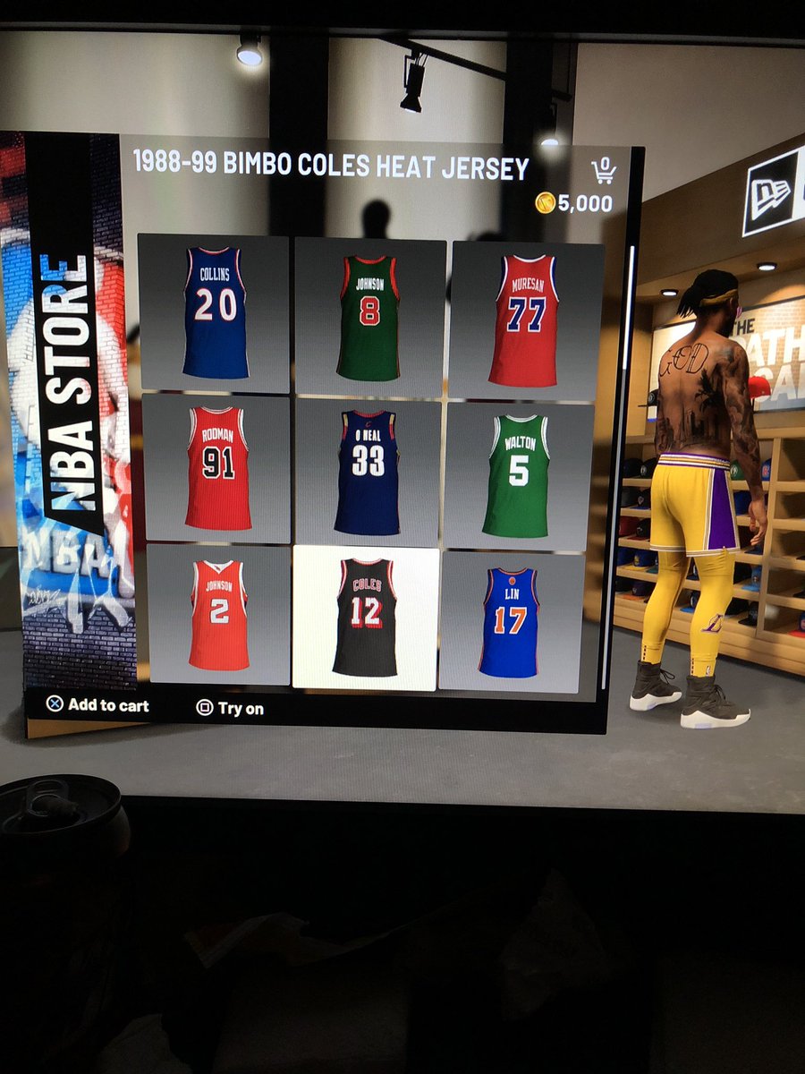 jnmegatron's tweet photo. they gotta bimbo coles jersey on 2K 👀👀👀 https://t.co/k36CyMYZ5z