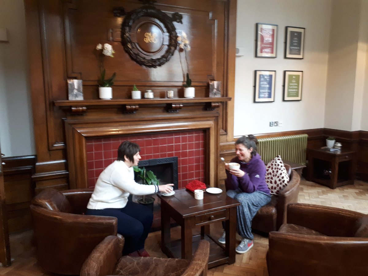 Huge thanks to <a href="/rxtheatre/">Royal Exchange Theatre</a> for hosting our development work on #TrialbyMedea today. We had a suite! Suitably salubrious surroundings for the splendid work of <a href="/ListerPolly/">Polly Lister</a>