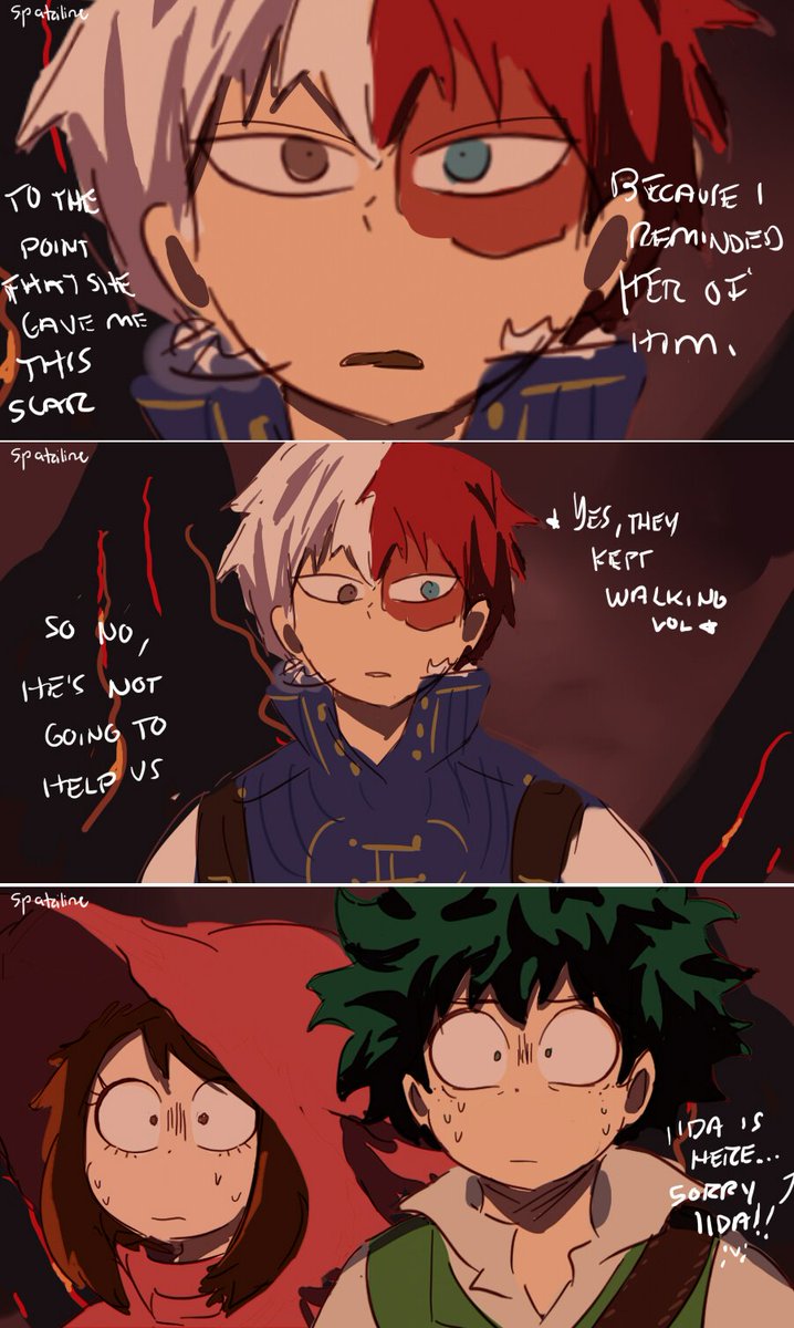 Fantasy AU! Prince Todoroki in all of his Todorokiousness. This one is called Asking for help! Remember how in all of my AUs Todo and Baku are roommates, the Fantasy AU is not an exception. #BokuNoHeroAcademia 