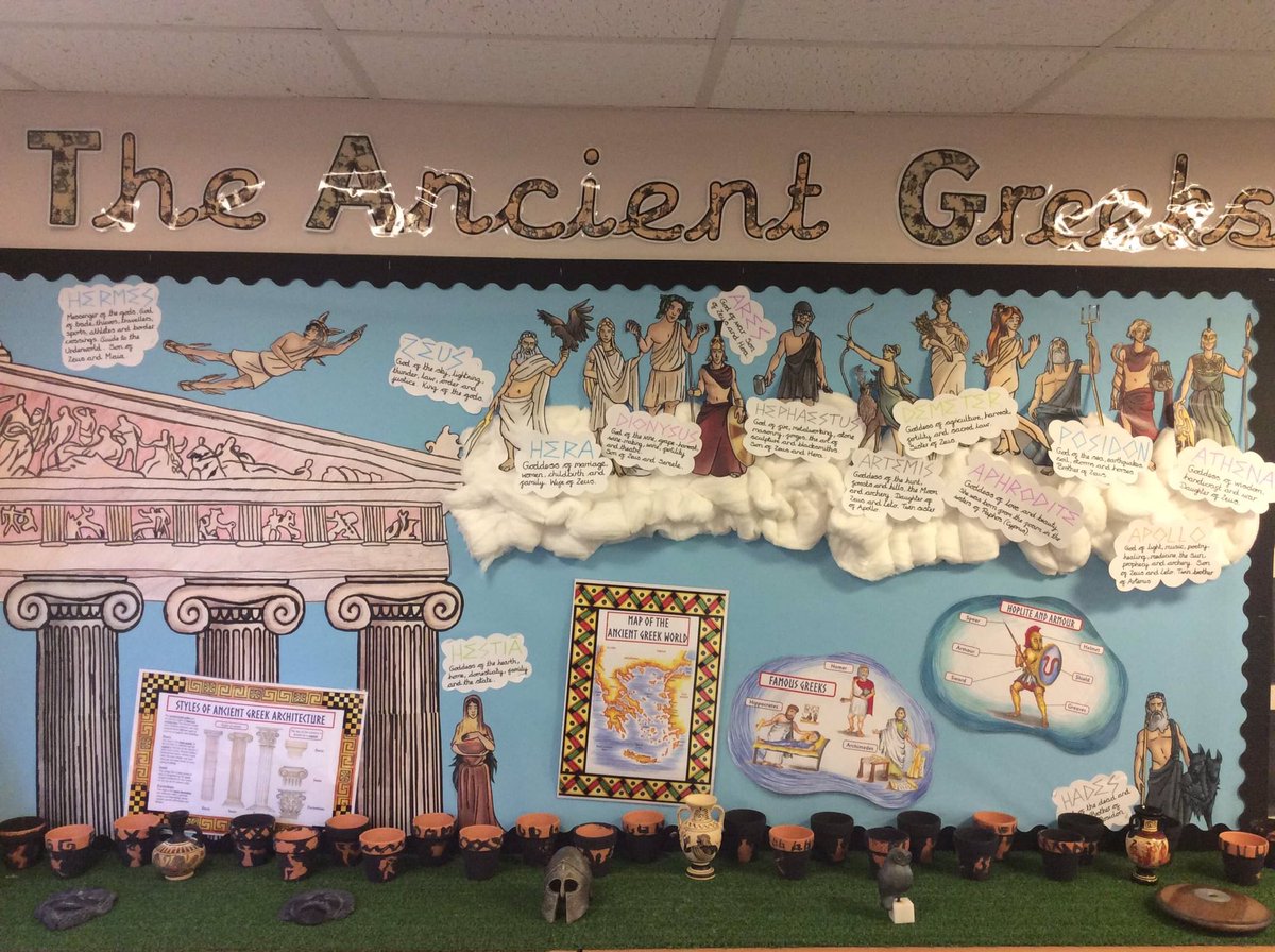 Withington_hfds's tweet image. Kestrels &amp;amp; Year 4 have been looking at Ancient Greek pottery today. We looked at examples before creating our own. #KS2 #potteryfun #AncientGreeks