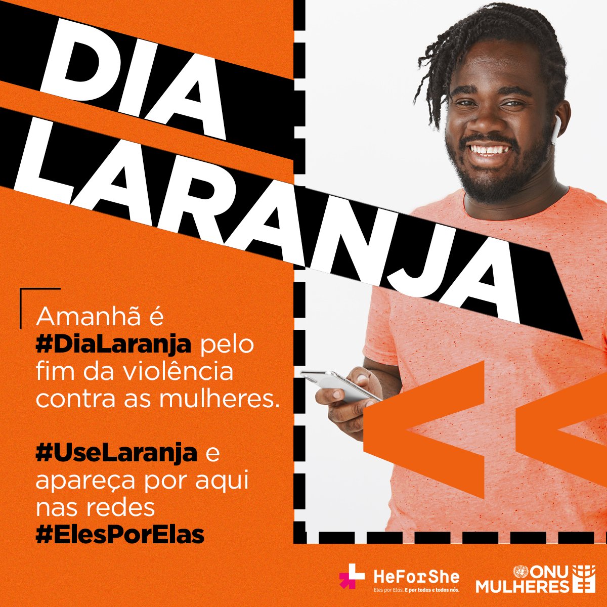 ONUMulheresBR's tweet photo. Amanhã é #DiaLaranja pelo fim da violência contra as mulheres. Venha participar com a gente. Faça a sua ação e poste nas redes sociais com #UseLaranja #OrangeDay https://t.co/JIOKQAc1Jk