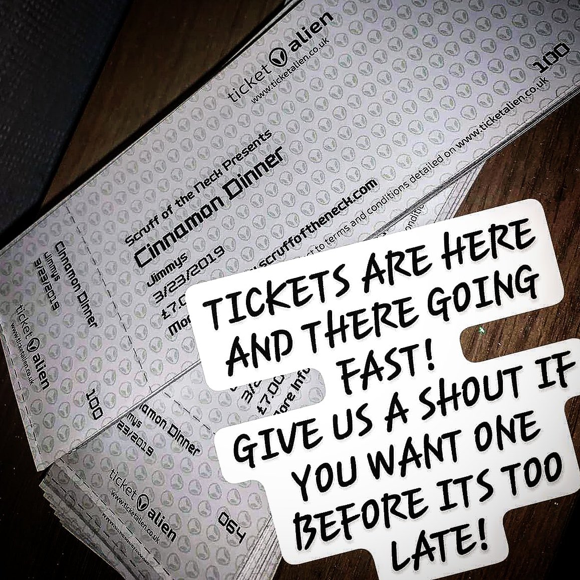 Tickets have landed for our next gig and they’re going fast. Get in touch, you don’t want to miss out!

📆 Saturday 23rd March
📍 Jimmys Bar Manchester
⏰ Doors open 7:30PM 
🎫 £7 ADV 

Message us and we will get tickets sorted!

Sponsored by Arlec Property Services Ltd