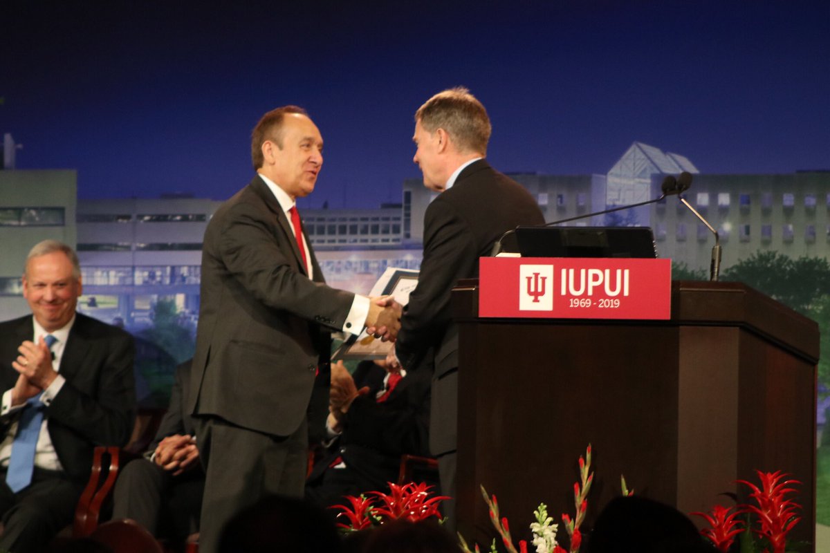 IndyMayorJoe's tweet image. Today we celebrate and recognize 50 years of @IUPUI, as well as their continued contributions to our city. #MyIUPUI