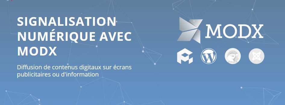 itchiweb's tweet image. Diffusion ciblée d'informations, de diapositives de fil twitter ou d'autres messages numériques avec #MODX itchiweb.com/fr/news/modx-p… #narrowcasting #signalisationNumérique #information #marketing #publicité #réseauxSociaux #numérique