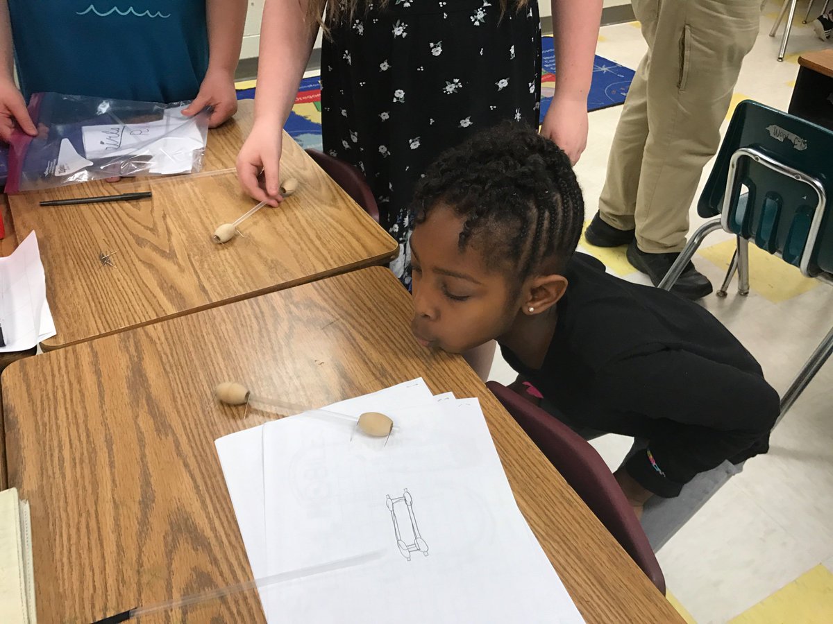 ChristanMartin5's tweet photo. Experimenting with friction in preparation for Veggie Derby next week... @MChristian_ES @ccps_gifted #CBGAcademies #PowerofthePride I'm having so much fun learning alongside these awesome 3rd graders! https://t.co/mDrfigHTdk