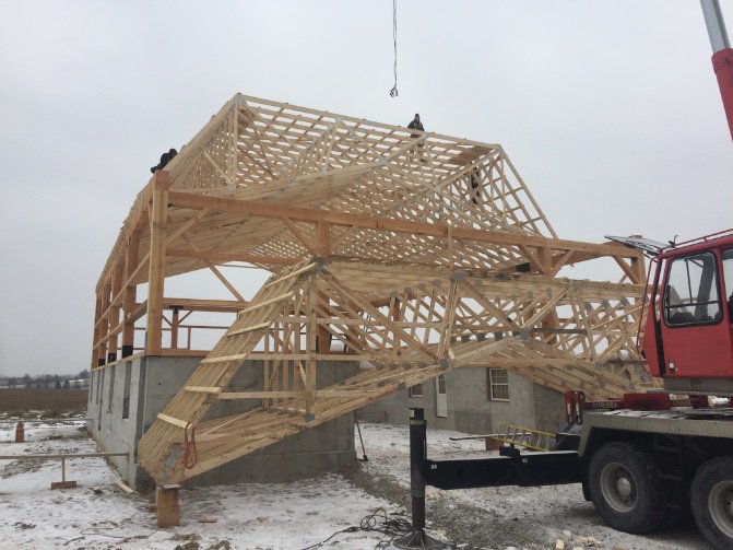 Alstructural's tweet image. Hay barn going up team Alstructural