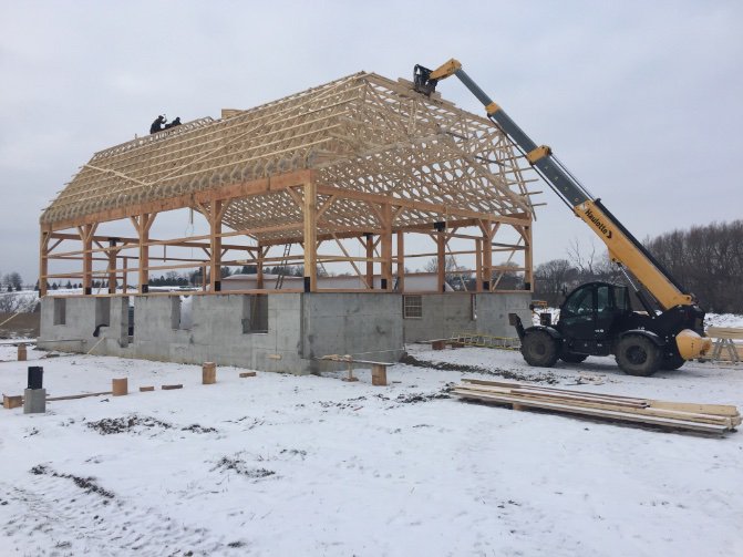 Alstructural's tweet image. Hay barn going up team Alstructural
