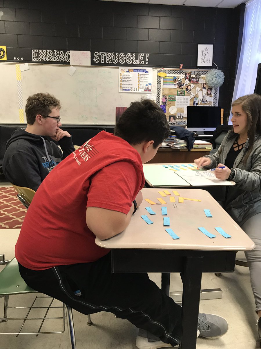 When your apprentice teacher rocks a Formative Assessment Lesson because she already owns the idea that telling kids what to think isn’t really helping them... 😭🙌🏼😍 #studentdiscourse <a href="/CornerMiddle/">Corner Middle School</a> <a href="/JEFCOED/">Jefferson County Schools</a> <a href="/UABTeach/">UABTeach</a>