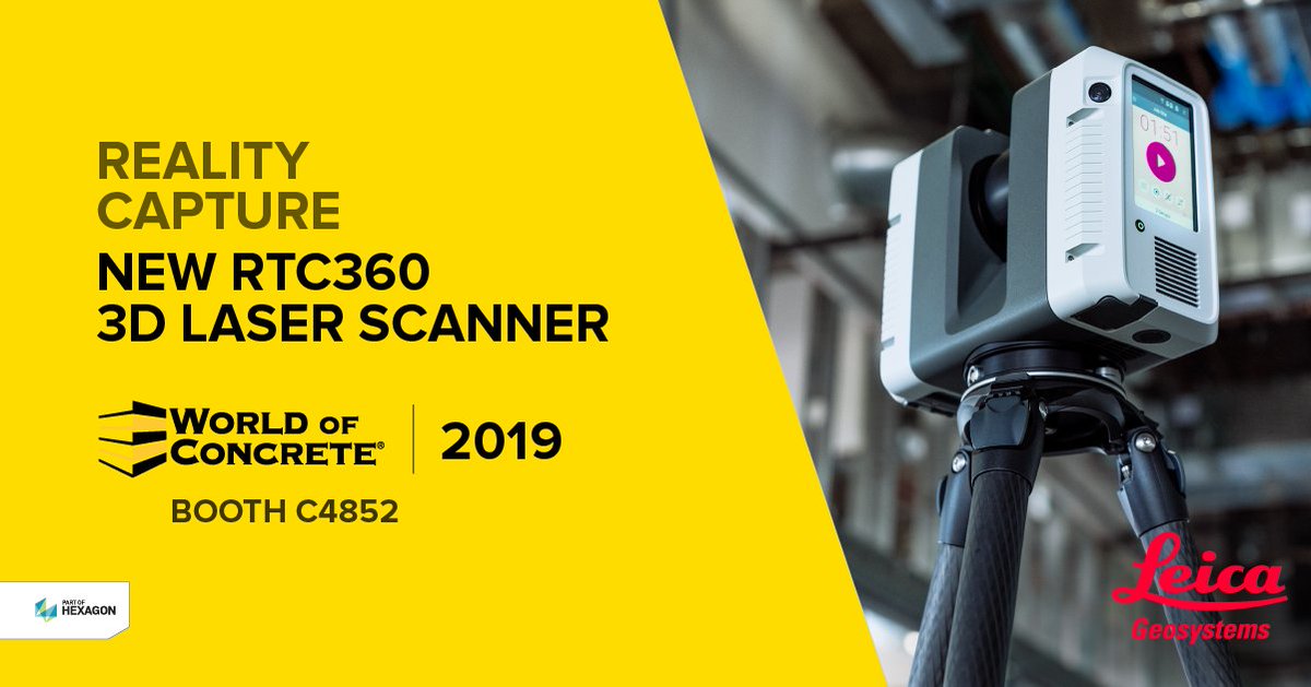 LeicaGeosystems's tweet photo. Where can you find #laserscanning, #mobilemapping, #3Dpaving, #GPR and #digitallayout all in one place? #WOC2019 Booth C4852. https://t.co/TbpYSaeHrv https://t.co/JEHUaRNC52