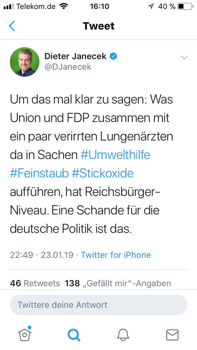 DIE GRÜNEN WERDEN IMMER RADIKALER UND WELTFREMDER

Herr Janecek ist im dem Fall die größte Schande!

Die linke Ideologie zerstört unsere Wirtschaft und unsere Lebensweise.

#WerteUnion #WerteUnionST #linkeIdeologie