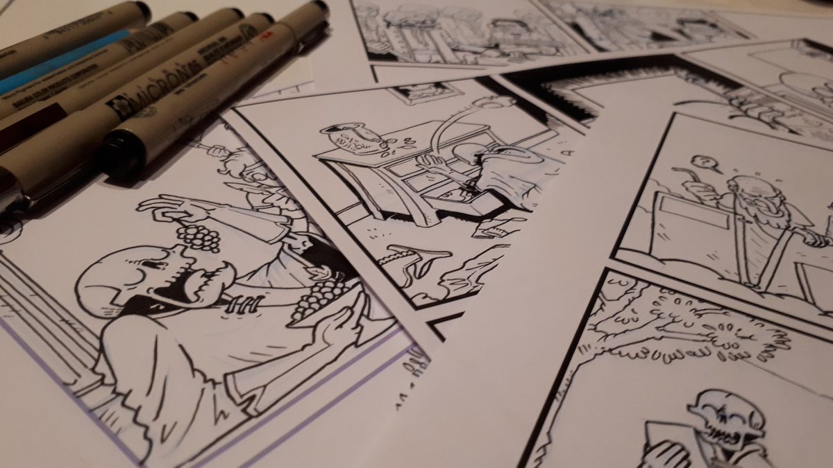 kixate's tweet photo. Je profite de l'ambiance du FIBD pour vous annoncer que Jicé et moi-même avons sérieusement débuté le tome 3 de Death Strip ! Sortie prévue... Quand ce se sera prêt. @TripComics #deathstrip https://t.co/JQziFjMFHG