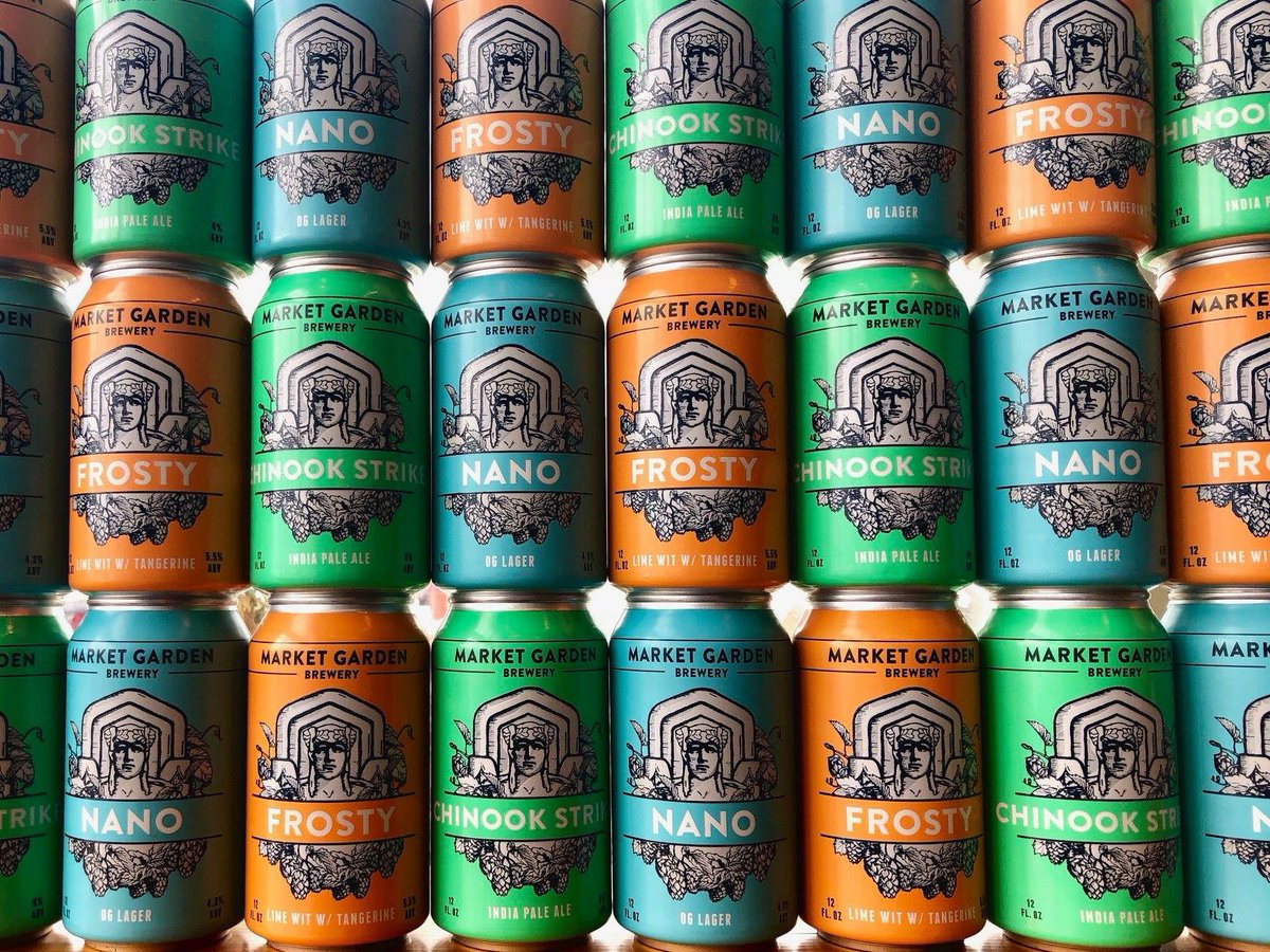 MarketGardnBeer's tweet photo. Happy #BeerCanAppreciationDay, Cleveland! Our first year of canning has been a blast, here's to many more! Cheers 🍻 https://t.co/ayDxGO0wcV