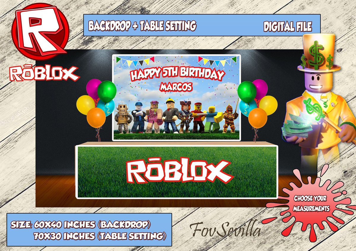 Robloxinvitation Hashtag On Twitter - roblox birthday invitation with photo and your roblox etsy