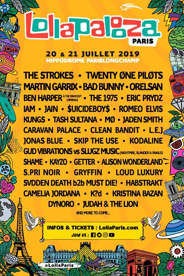PilotsBrasil's tweet photo. Eles não param mesmo, hein?
@twentyonepilots também será um dos headliners do Lollapalooza Paris, ao lado do The Strokes. https://t.co/dojgRBs5C6