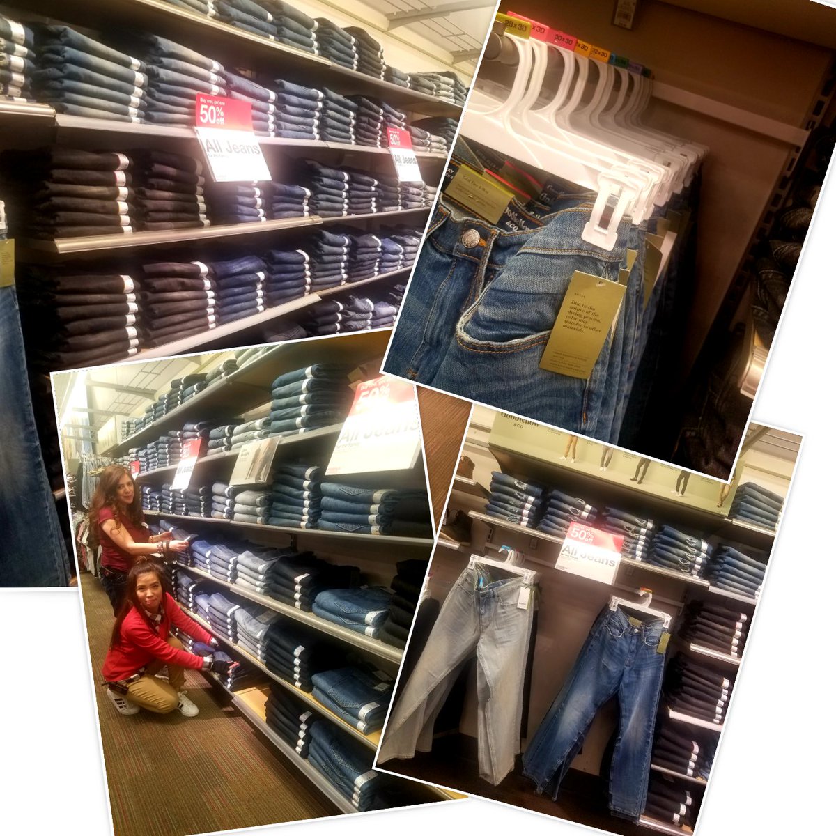 Sale Sale Sale!! Our denim #goodfellow #Jeans for the family promotion this week.
Thanks to my fabulous team for keeping up in stock. #TARGET 
#style