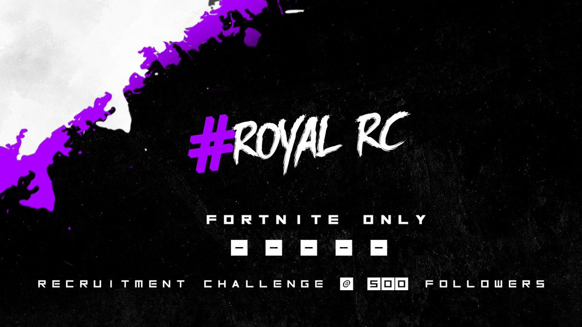 RoyalReserved's tweet photo. #RoyalRC
Fortnite only based team.
Looking to stack a ton of competitive players. https://t.co/ePQ8qBop7P