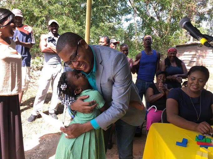 rightfromstartj's tweet photo. Today was a wonderful day for us at #rightfromstartJa . We were able to handover bathroom facilities to Hodgesland ECI . We also presented a cheque of $50k to Lancewood ECI which was raised from our Patron 
@floydgreenja birthday fundraising dance .  Thank you for your support !! https://t.co/vu7f6TxIkP