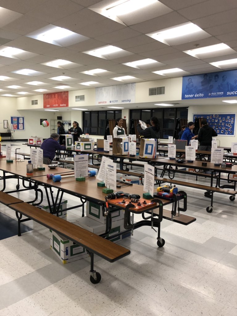 OTESchool's tweet photo. STEAM night!! So much fun! #ote1you #steamrules https://t.co/hzZ2N87Kj7