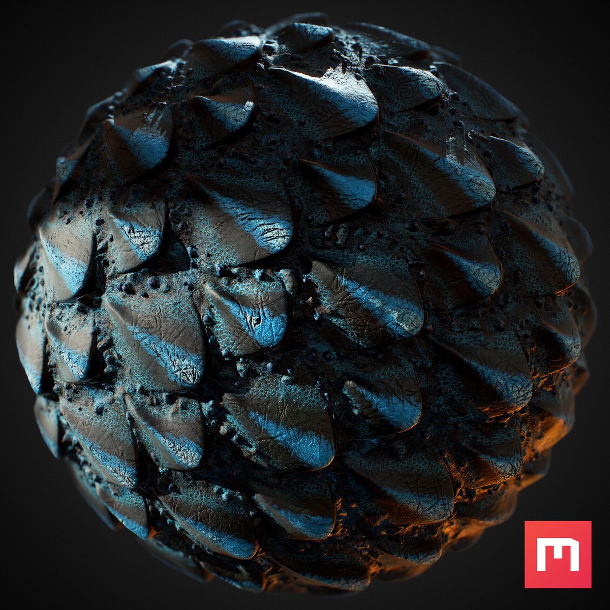 quixeltools's tweet photo. The scales of a Blue-tipped Ridgeback Dragon by Quixel's Dan Woje using Mixer and Megascans. 🔥

https://t.co/OkvSxfXCnN

#quixel #quixelmixer #megascans #dragon #scales #ridgeback #fantasy #custommix #materialauthoring #materialcreation #3d #surface https://t.co/LNR5qaZ4Ro