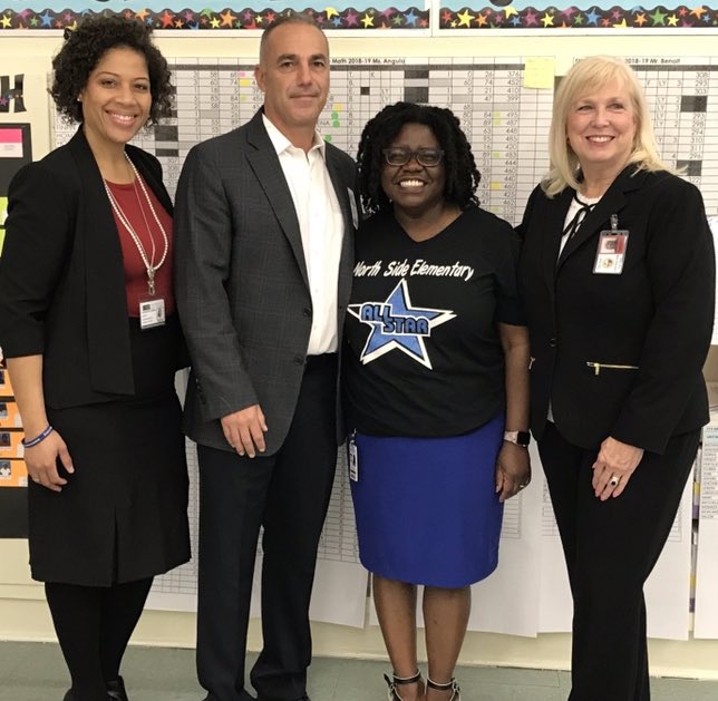 HeilangePorcena's tweet photo. Thank you @AndrewPollackFL and FLDOE for your support! It was a pleasure having you at North Side! @rgreenreid #FocusFightForward #NSEPride https://t.co/Gwl5fia08y