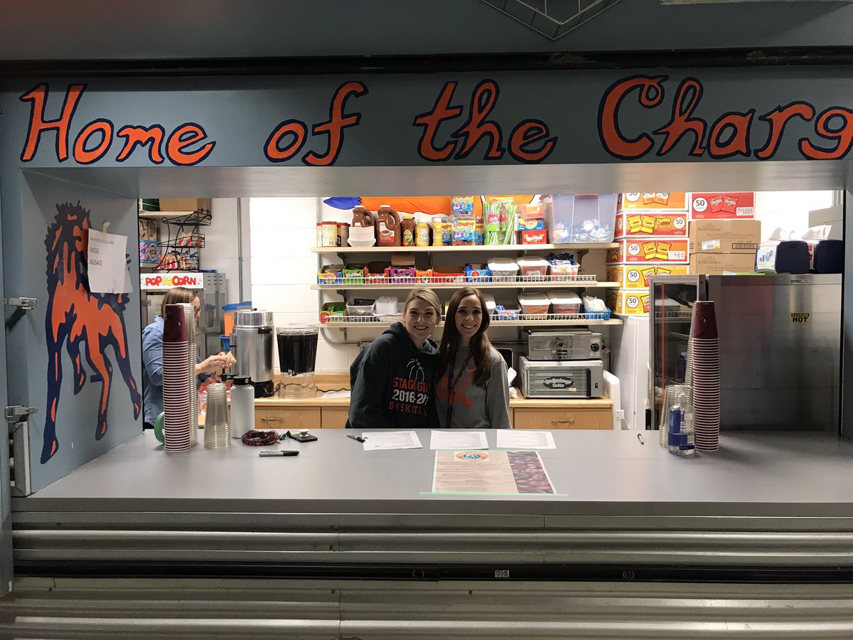 StaggSrClass's tweet image. Thank you to Coach Smith and Coach Beric who were our guest baristas today at Coach’s Corner!