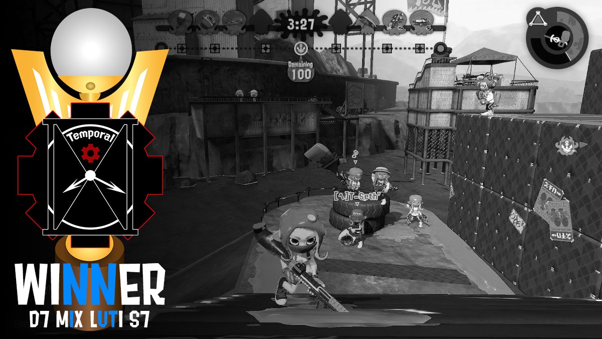 Temporal_Spl's tweet photo. 🇫🇷 Temporal est arrivée première de la D7 Mix de la 7eme saison @InkLeagues après avoir emporté 5 - 1 la finale contre Kalmar 🕛

Bravo à tous les participants 👍

🇬🇧 Temporal won @InkLeagues S7 D7 Mix with a 5 - 1 against Kalmar during the finals 🕛

Ggs to all the players 👍 https://t.co/I3Wpcozw5A