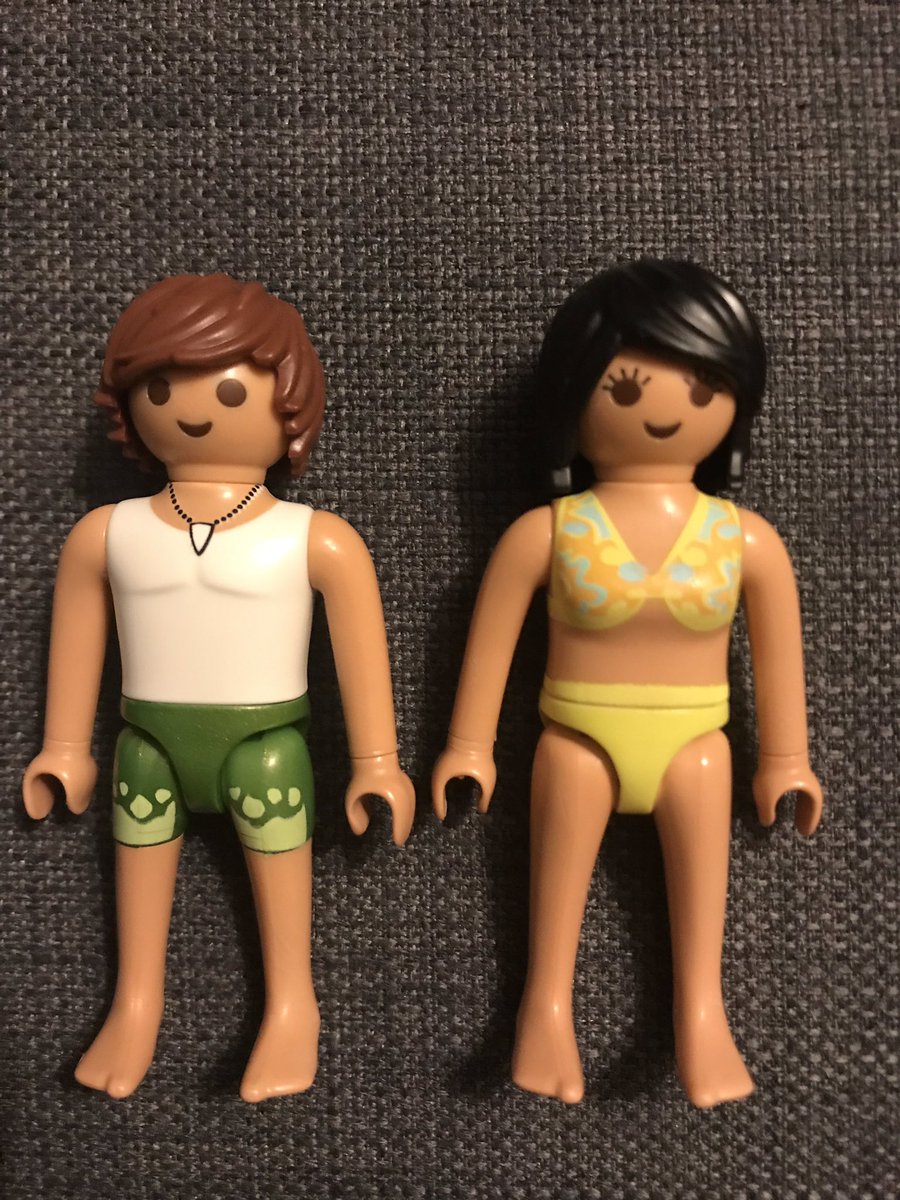 RiversideGovaHT's tweet photo. It’s definitely #NationalComplimentDay2019 Came home to E saying ‘Look Gran...it’s you and Grandpa’ 😂😂 @playmobil #gramdson #family https://t.co/294sr82B9E