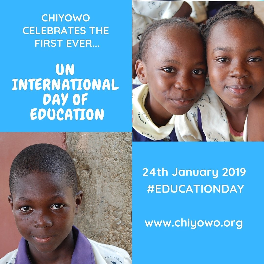 TAAICONSULTANCY's tweet photo. ChiYoWo celebrates United Nations FIRST International Day of Education. We believe Education is the Key to Development. 
Love, The ChiYoWo  Family
#EducationDay #Chiyowo #happy #unescoworldheritage https://t.co/6HJYFff7IH