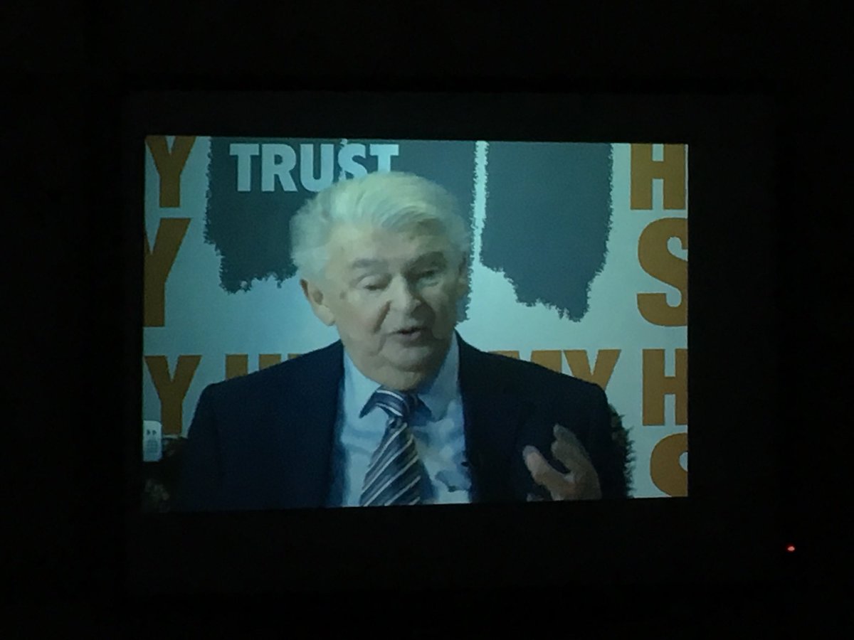 Mrs_Murphy_Eng's tweet photo. Years 11 and 12 tuned in to @HolocaustUKโs live webcast with Harry Spiro today to hear his story of surviving the Holocaust. They watched and listened with reverential respect as they, too, became witnesses of his testimony. #neverforget @RobbieRinder @stjosephscomp https://t.co/lrANbfDpSs