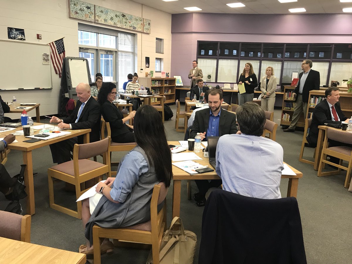 CTE_Holly's tweet photo. Great presentation today led by 7th grade students in Mrs. Smith’s CTE class @TuckerCreekMS about employability skills at the ENCESC meeting! #cte #microburstlearning #CravenCountySchools #nccteSS #CCScte https://t.co/pZodO85ExO