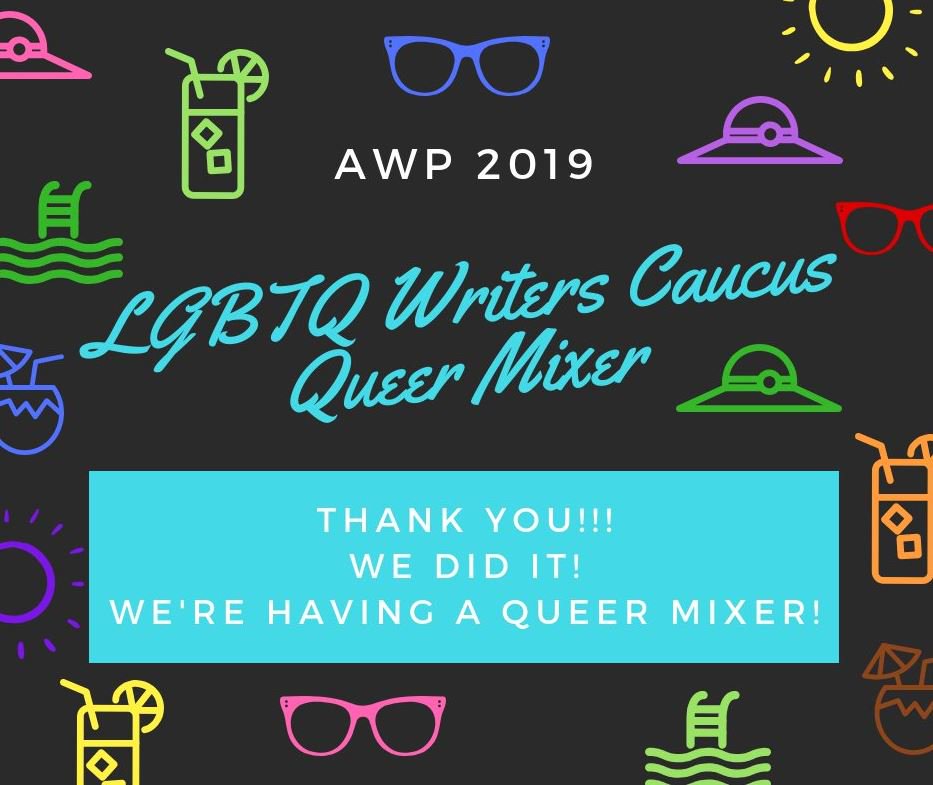 Mchertock's tweet photo. β’ 3/28, 8 p.m.: @LGBTQWriters Caucus #QueerMixer
https://t.co/eEGilX5DgR https://t.co/SIcnE0nQd5